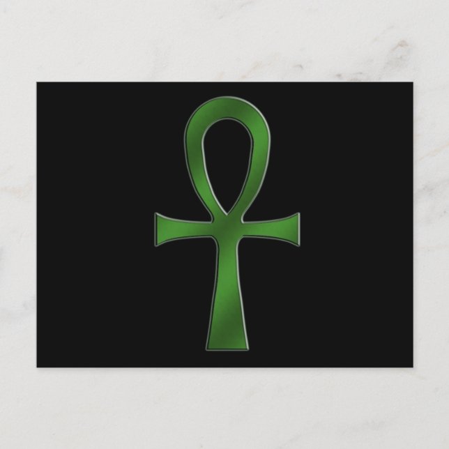 Ankh Green Postkarte (Vorderseite)