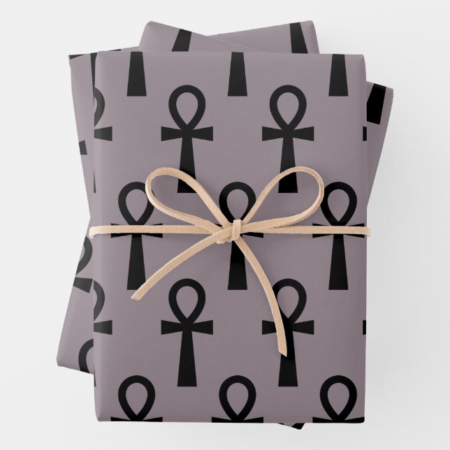 Ankh Lila Geschenkpapier Set (Beispiel)