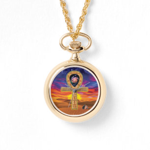 Ankh Necklace Watch Armbanduhr