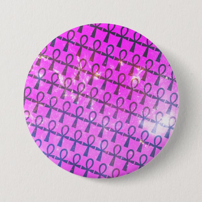 Ankh Pattern Button (Vorderseite)