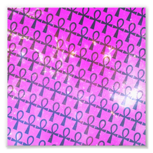 Ankh Pattern Fotodruck (Vorne)