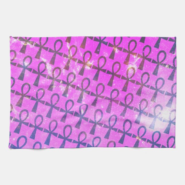 Ankh Pattern Geschirrtuch (Horizontal)