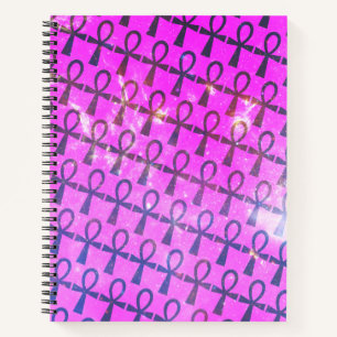Ankh Pattern Notizbuch