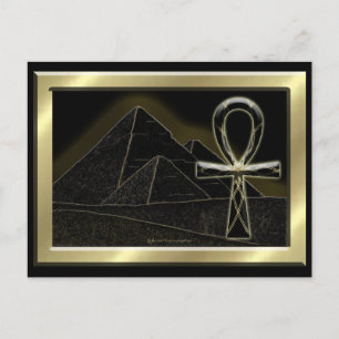 Ankh Pyrimid Postkarte