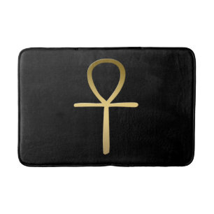 Ankh queres ägyptisches Symbol Badematte