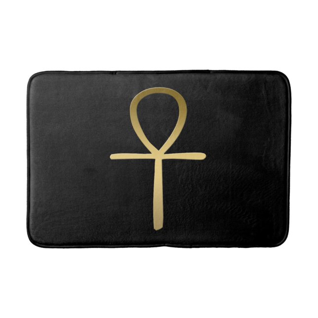 Ankh queres ägyptisches Symbol Badematte (Vorderseite)