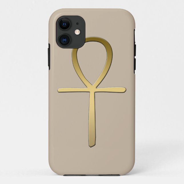 Ankh queres ägyptisches Symbol Case-Mate iPhone Hülle (Rückseite)