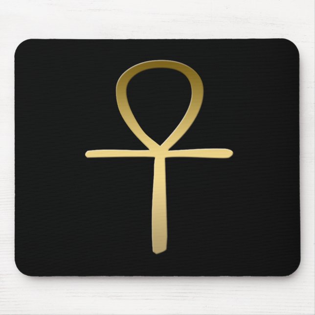 Ankh queres ägyptisches Symbol Mousepad (Vorne)