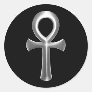 Ankh Runder Aufkleber