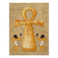 Ankh Schlüssel des Lebens auf Hieroglyphe
