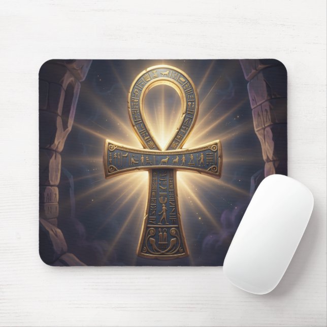 Ankh Symbol Bedeutung – Schlüssel des Lebens´12 Mousepad (Mit Mouse)