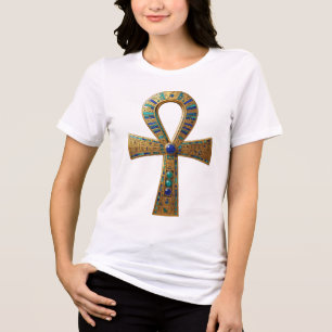 Ankh Symbol Bedeutung – Schlüssel des Lebens´8 Tri-Blend Shirt