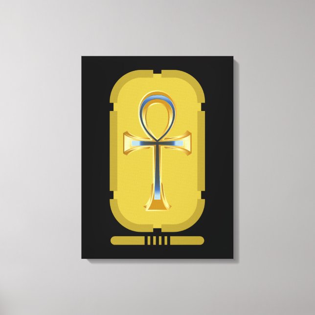 Ankh Symbol Canvas Print Leinwanddruck (Vorderseite)