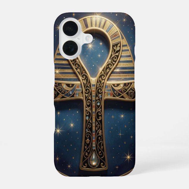 Ankh Symbol Meaning – Key of Life´10 iPhone 16 Hülle (Rückseite)