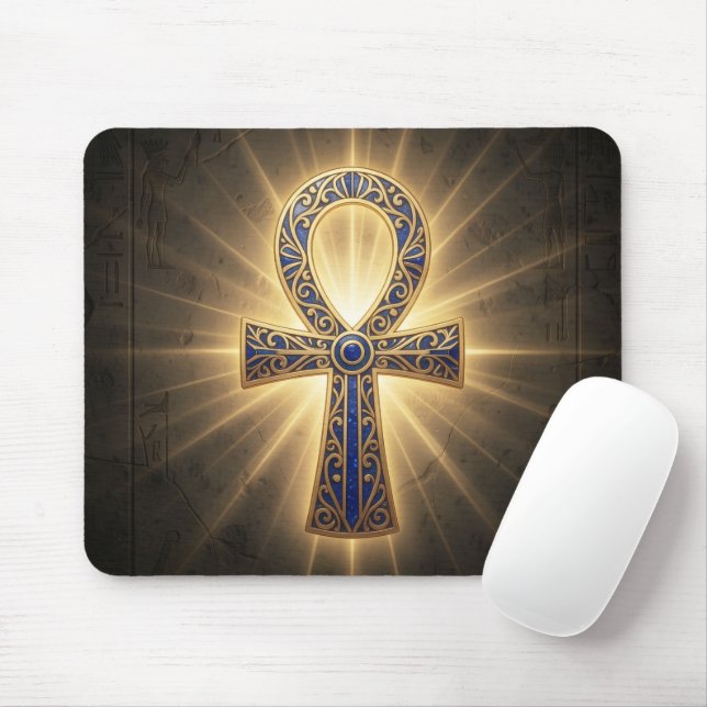 Ankh Symbol Meaning – Key of Life´4 Mousepad (Mit Mouse)