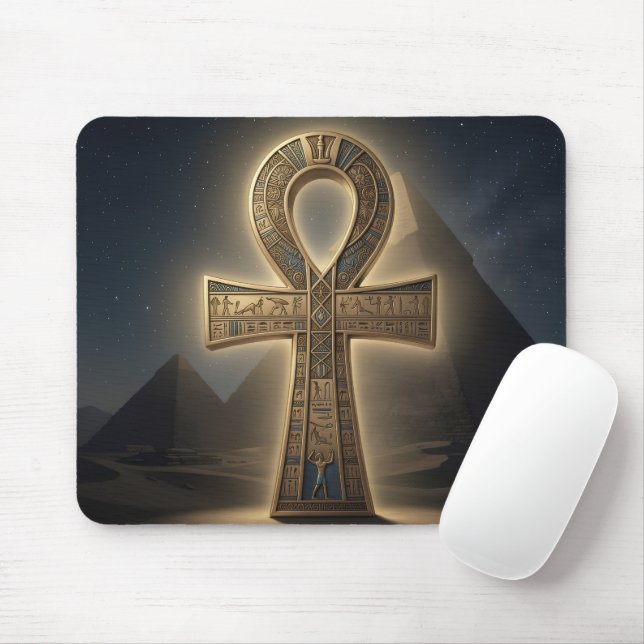 Ankh Symbol Meaning – Key of Life´6 Mousepad (Mit Mouse)