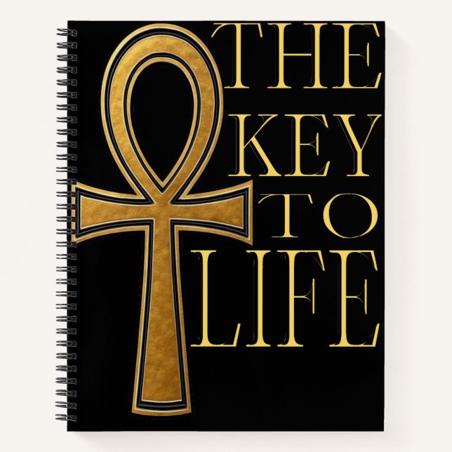 Ankh Wisdom Notebook Hardcover Notizbuch (Vorderseite)