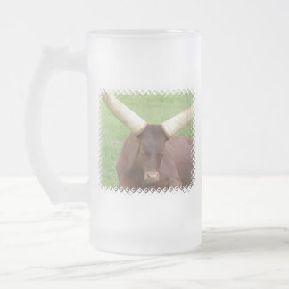 Ankhole Vieh-mattierte Bier-Tasse Mattglas Bierglas