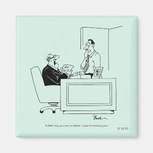 Anklage am Büro Magnet