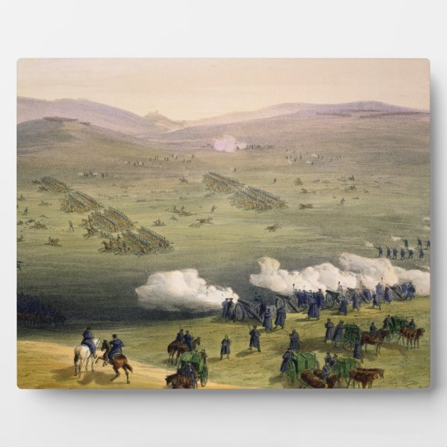 Anklage der Light Cavalry Brigade, 25. Oktober Fotoplatte (Vorderseite)