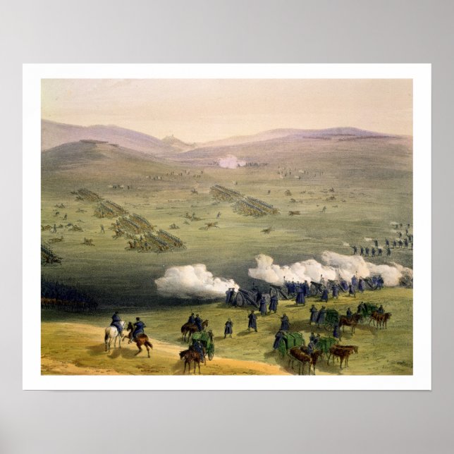 Anklage der Light Cavalry Brigade, 25. Oktober Poster (Vorne)