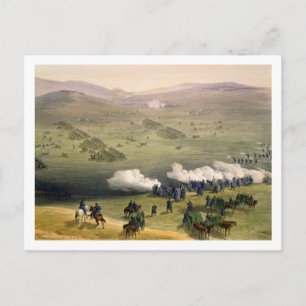 Anklage der Light Cavalry Brigade, 25. Oktober Postkarte