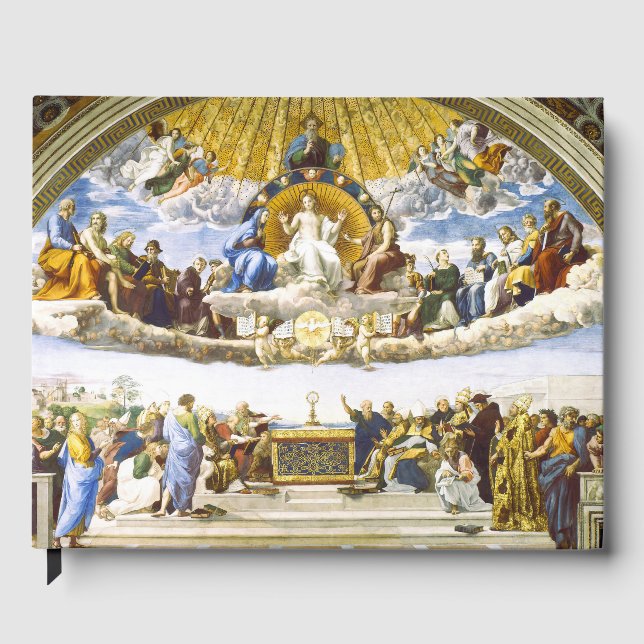 Anklage des Heiligen Sakraments durch Raphael Gästebuch (Vorderseite)