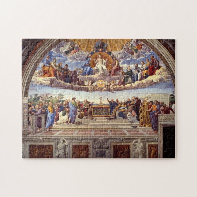 Anklage des Heiligen Sakraments durch Raphael Puzzle (Horizontal)