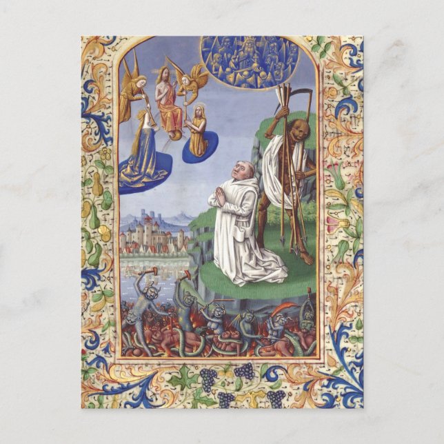 Anklagen des Heiligen Bernard Postkarte (Vorderseite)