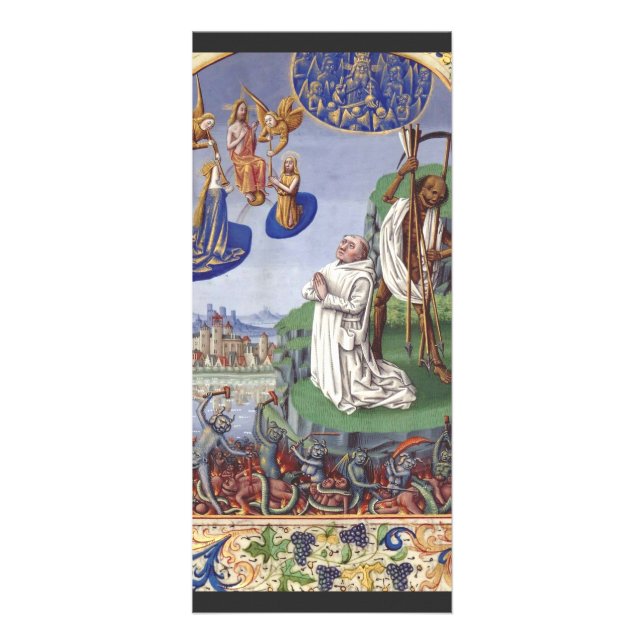 Anklagen des Heiligen Bernard Werbekarte (Vorne)