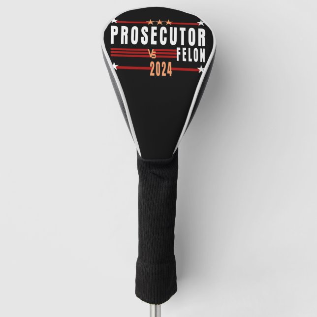 Ankläger Vs Felon 2024 Golf Head Cover Headcover (Vorderseite)