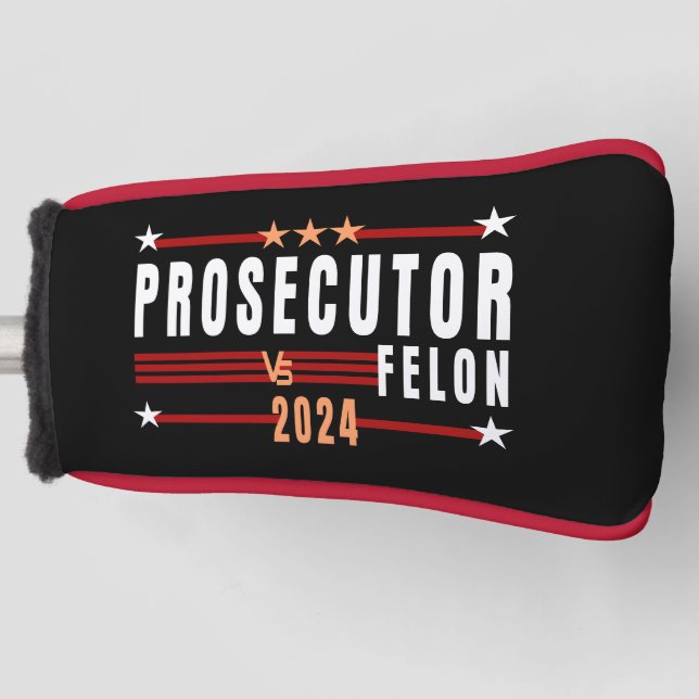 Ankläger Vs Felon 2024 Golf Head Cover Headcover (Vorderseite)