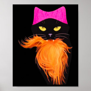 Anklägerin Cat Lady Against Orange Felon 2024 Hall Poster