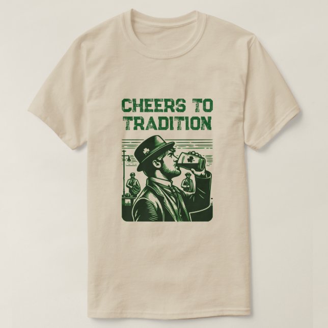 Anklang an die Tradition T-Shirt (Design vorne)