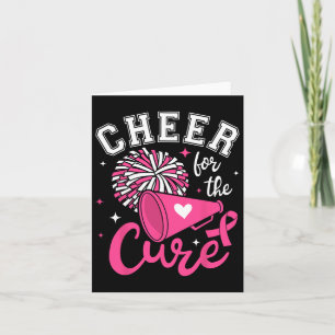 Anklang für den Niedlichen Cheerleader Pink Ribbon Karte