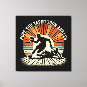 Ankle Breaker - Dynamic Basketball Showdown Leinwanddruck