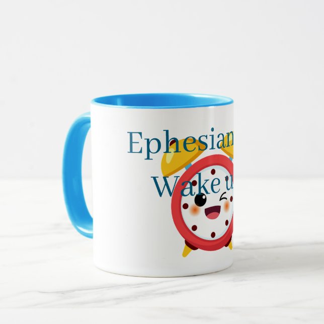 Ankommen, glänzen! Tasse (Vorderseite Links)