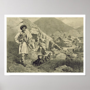 Ankommend bei Tsatanykh, überziehen Dagestan, 12 Poster