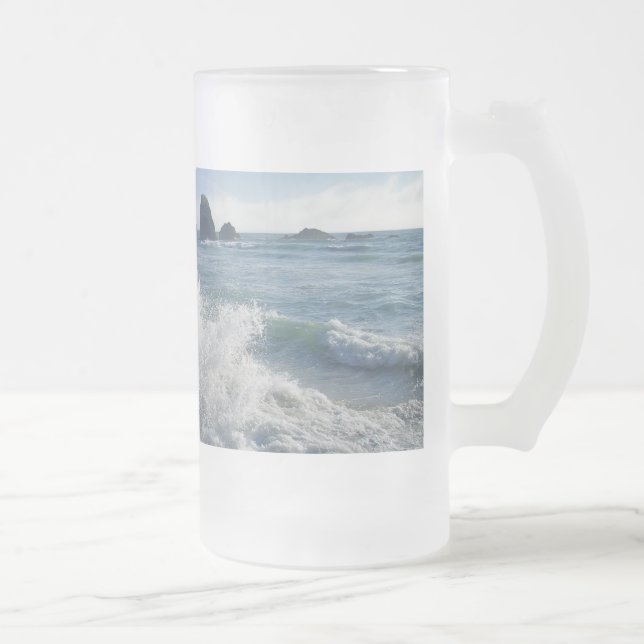 Ankommende Gezeiten Mattglas Bierglas (Rechts)