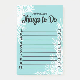 Ankreuz mit weißen Blätter Post-it Klebezettel