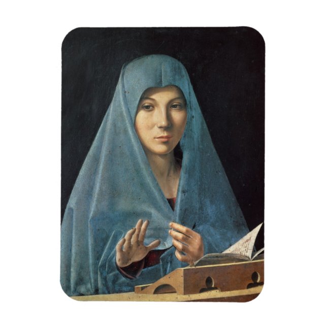 Ankündigung, 1474-75 (Öl auf Tafel) Magnet (Vertikal)