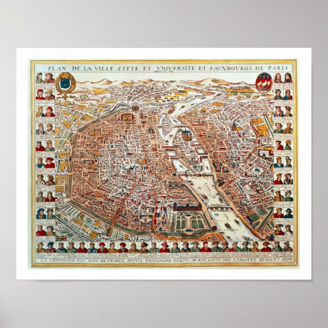 Ankündigung, 17th c. (Panel) Poster (Vorne)