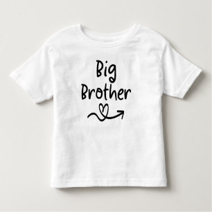 Ankündigung Big Brother Matching Sibling Family Kleinkind T-shirt