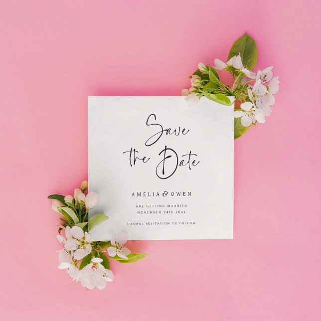 Ankündigung Datum freihalten (Save the Date Announcement Template)