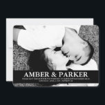 Ankündigung Datum freihalten | 2Namen<br><div class="desc">Einfache Foto Save the Date Karte. Die Einladung ist mit abgerundeten oder quadratischen Ecken erhältlich.</div>