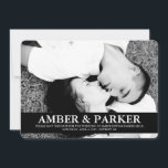 Ankündigung Datum freihalten | 2Namen<br><div class="desc">Einfache Foto Save the Date Karte. Die Einladung ist mit abgerundeten oder quadratischen Ecken erhältlich.</div>