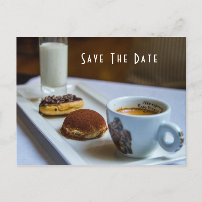 Ankündigung Datum freihalten Postkarte (Vorderseite)