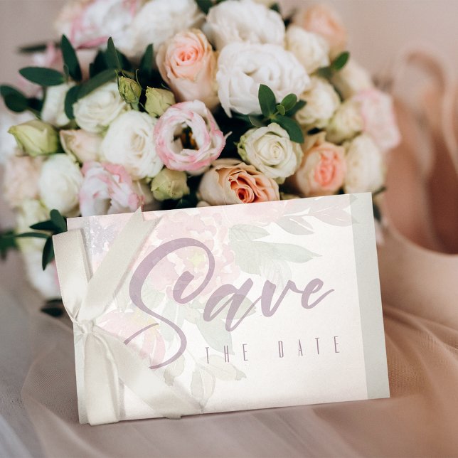 Ankündigung Datum freihalten Postkarte (Save the Date Announcement Postcard Template)