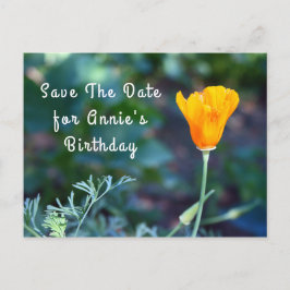 Ankündigung Datum freihalten Postkarte