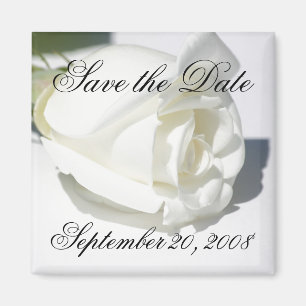 Ankündigung Datum freihalten White Rose Magnet